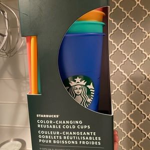 2020 Starbucks Pride Color Changing Cup Set
